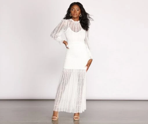 Windsor. Blissful In Lace Maxi Dress -Specialtycookwareus 05101 0760 1