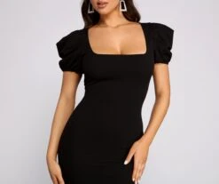 Windsor. Sweet Moments Puff Sleeve Mini Dress -Specialtycookwareus 05101 0803 3 90cae486 1682 42ed 8c3b f6704870b5fa