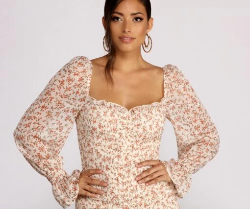 Windsor. For The Love Of Florals Mini Dress -Specialtycookwareus 05101 0847 3 80313a02 0ae1 4560 92d6 faab441ec1ab