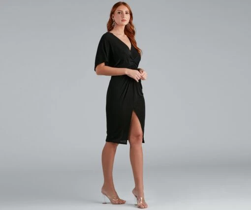Windsor. Twist Of Fate Wrap Midi Dress -Specialtycookwareus 05101 0990 3 0831a1aa 2015 4b2f 9e71 053811bd9182