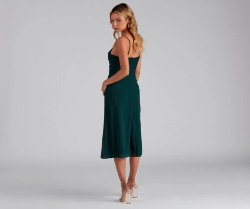 Windsor. Chic Flowy Chiffon Midi Dress -Specialtycookwareus 05101 1108 2 f1adae71 3056 4c75 b065 b711a3aec2e5
