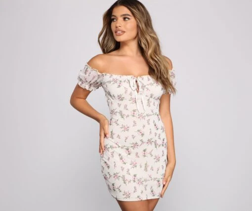 Windsor. Floral Soul Puff Sleeve Mini Dress -Specialtycookwareus 05101 1119 5 55ff1b1d 51d3 48b0 9ee2 c38c928e907a