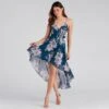 Windsor. Sugar And Spice Floral High-Low Dress -Specialtycookwareus 05101 1388 1