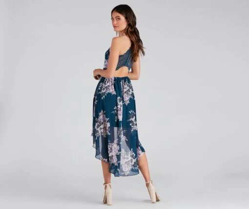 Windsor. Sugar And Spice Floral High-Low Dress -Specialtycookwareus 05101 1388 2