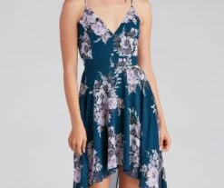 Windsor. Sugar And Spice Floral High-Low Dress -Specialtycookwareus 05101 1388 4