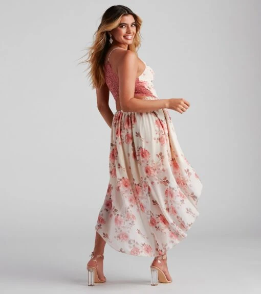 Windsor. New Love Floral Lace Hi-Low Dress -Specialtycookwareus 05101 1436 3 da237c2e 2fcf 456a 951f 09199c484011