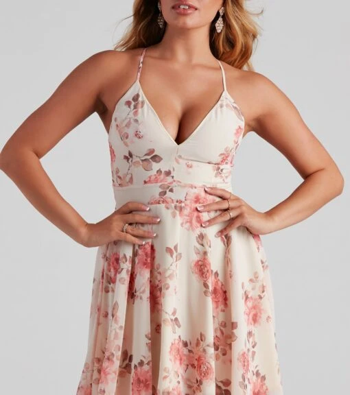 Windsor. New Love Floral Lace Hi-Low Dress -Specialtycookwareus 05101 1436 4 37519cb8 bd29 482c 81ff 36014d81d427