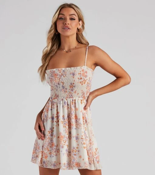 Windsor. Shift In Seasons Floral Skater Dress -Specialtycookwareus 05101 1507 1