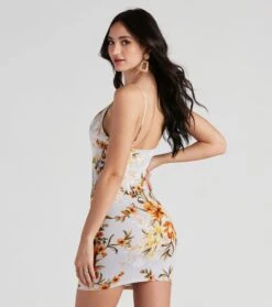Windsor. Sweet Floral Knit Mini Dress -Specialtycookwareus 05101 1514 2
