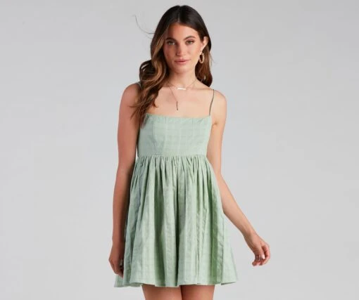 Windsor. Socialite Linen Babydoll Dress -Specialtycookwareus 05101 1533 1