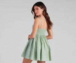 Windsor. Socialite Linen Babydoll Dress -Specialtycookwareus 05101 1533 2