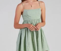 Windsor. Socialite Linen Babydoll Dress -Specialtycookwareus 05101 1533 4