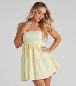 Windsor. Socialite Linen Babydoll Dress -Specialtycookwareus 05101 1535 1