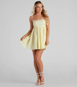 Windsor. Socialite Linen Babydoll Dress -Specialtycookwareus 05101 1535 2