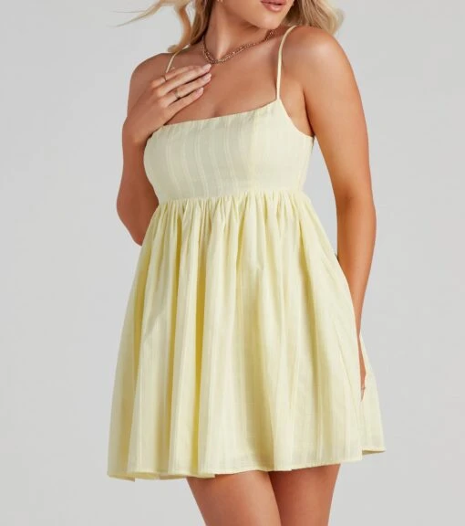 Windsor. Socialite Linen Babydoll Dress -Specialtycookwareus 05101 1535 4