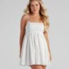 Windsor. Socialite Linen Babydoll Dress -Specialtycookwareus 05101 1536 1