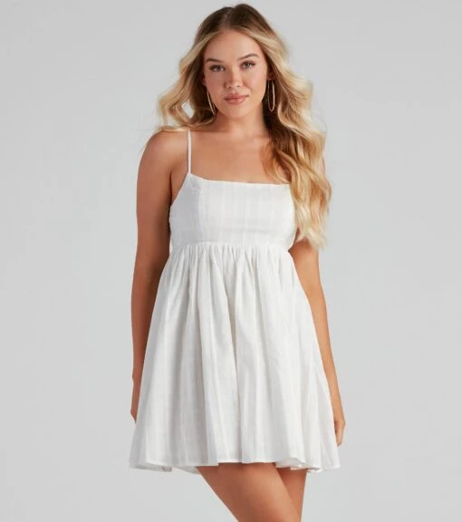 Windsor. Socialite Linen Babydoll Dress -Specialtycookwareus 05101 1536 1