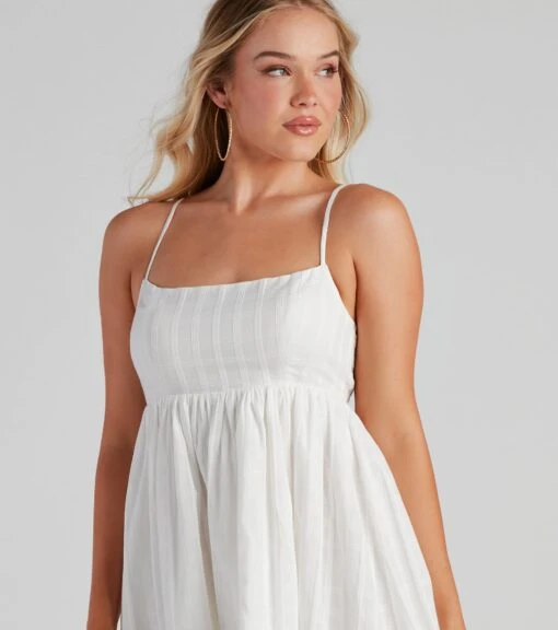 Windsor. Socialite Linen Babydoll Dress -Specialtycookwareus 05101 1536 4