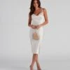 Windsor. Simple Sleek Silhouette Midi Dress -Specialtycookwareus 05101 1550 1