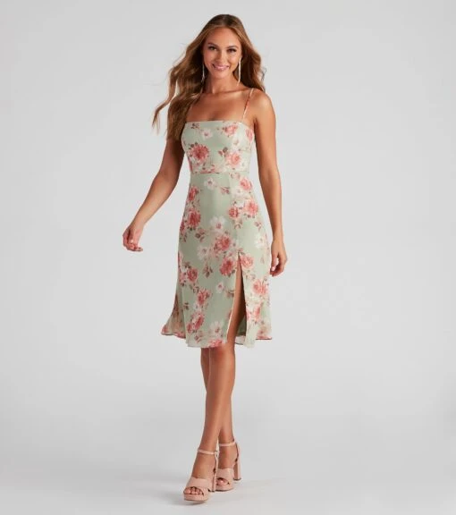 Windsor. Fall For Floral Chiffon Midi Dress -Specialtycookwareus 05101 1562 3 0304d03a 48fc 4b07 93e1 3fb836ba6a13