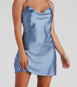 Windsor. Raise A Toast Satin A-Line Dress -Specialtycookwareus 05101 1568 4