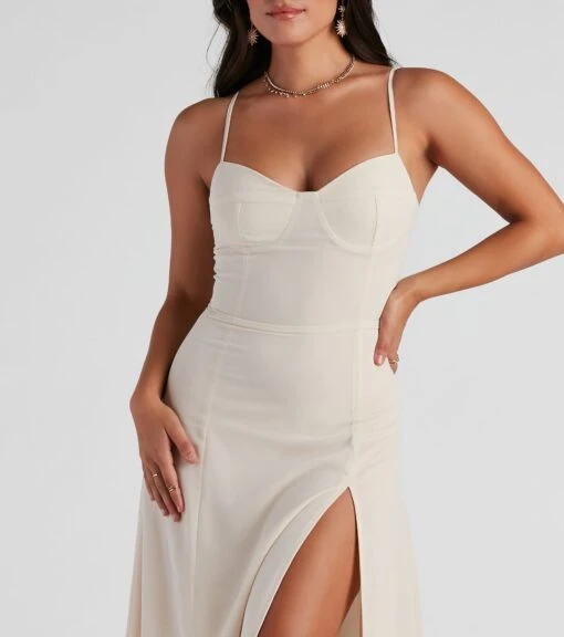 Windsor. Chic Flowy Chiffon Midi Dress -Specialtycookwareus 05101 1580 4