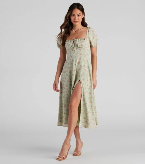 Windsor. Breezy Weekend Vibes Floral Dress -Specialtycookwareus 05101 1598 1