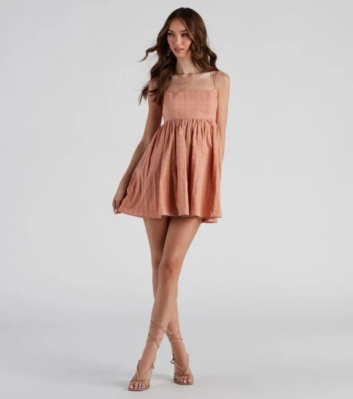 Windsor. Socialite Linen Babydoll Dress -Specialtycookwareus 05101 1651 1