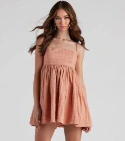 Windsor. Socialite Linen Babydoll Dress -Specialtycookwareus 05101 1651 3