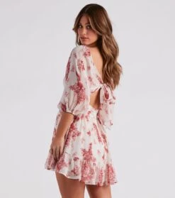 Windsor. Sunday Girl Floral Chiffon Skater Dress -Specialtycookwareus 05101 1706 2 91c42854 a2d4 4603 a997 c2745d817e97
