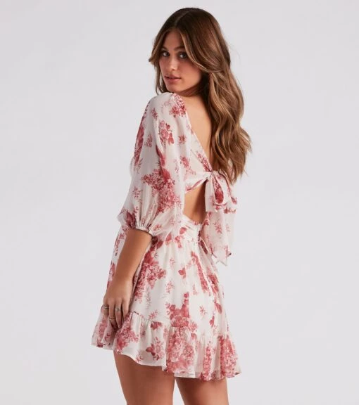 Windsor. Sunday Girl Floral Chiffon Skater Dress -Specialtycookwareus 05101 1706 2 91c42854 a2d4 4603 a997 c2745d817e97