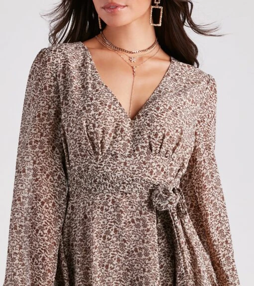 Windsor. Spring Into Floral Chiffon Skater Dress -Specialtycookwareus 05101 1711 4