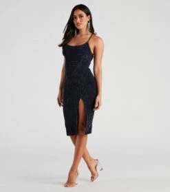 Windsor. Craving Shine Glitter Midi Dress -Specialtycookwareus 05101 1767 3