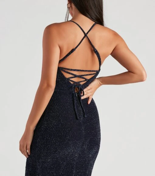 Windsor. Craving Shine Glitter Midi Dress -Specialtycookwareus 05101 1767 4