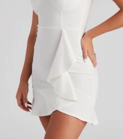 Windsor. Flirty Moves Ruffle Detail Mini Dress -Specialtycookwareus 05101 1775 4 b29ecbc3 c9ff 42c0 aed2 6d4cbef769d0