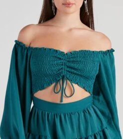 Windsor. So Sweet Ruffled Cutout Skater Dress -Specialtycookwareus 05101 1810 4