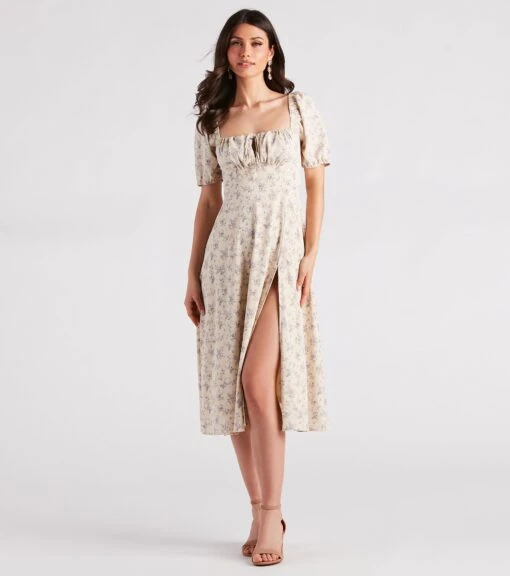 Windsor. Breezy Weekend Vibes Floral Dress -Specialtycookwareus 05101 1845 1