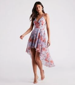 Windsor. Sugar And Spice Floral High-Low Dress -Specialtycookwareus 05101 1968 1