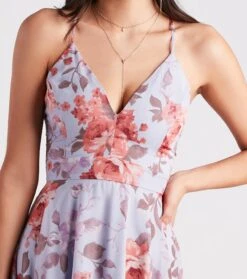 Windsor. Sugar And Spice Floral High-Low Dress -Specialtycookwareus 05101 1968 4