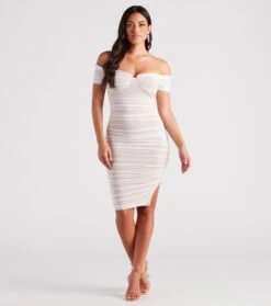 Windsor. Sweet And Sultry Vibes Mesh Midi Dress -Specialtycookwareus 05101 2012 1