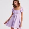 Windsor. Spring Forward Chiffon Puff Sleeve Skater Dress -Specialtycookwareus 05101 2024 1