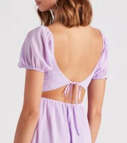 Windsor. Spring Forward Chiffon Puff Sleeve Skater Dress -Specialtycookwareus 05101 2024 4