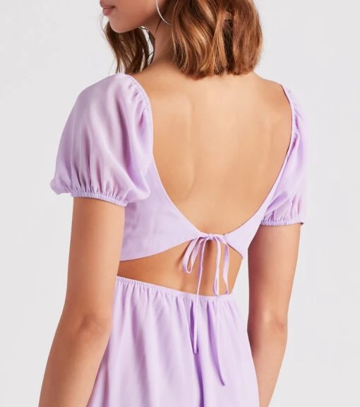 Windsor. Spring Forward Chiffon Puff Sleeve Skater Dress -Specialtycookwareus 05101 2024 4