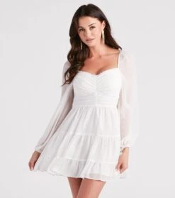 Windsor. Effortless Muse Chiffon Skater Dress -Specialtycookwareus 05101 2074 1