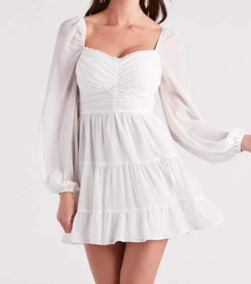 Windsor. Effortless Muse Chiffon Skater Dress -Specialtycookwareus 05101 2074 4