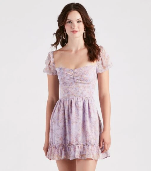 Windsor. Sweet Spring Vibes Floral Skater Dress -Specialtycookwareus 05101 2088 1