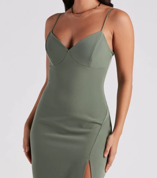 Windsor. Sultry Sophistication Crepe Slip Midi Dress -Specialtycookwareus 05101 2099 4 a00b4ea4 bb0d 4a67 a73b 780d2ad2481d
