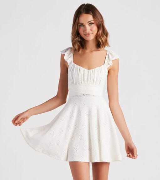 Windsor. Made You Flirt Lace Skater Dress -Specialtycookwareus 05101 2155 1