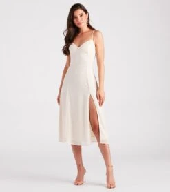 Windsor. Chic Flowy Chiffon Midi Dress -Specialtycookwareus 05101 2187 1