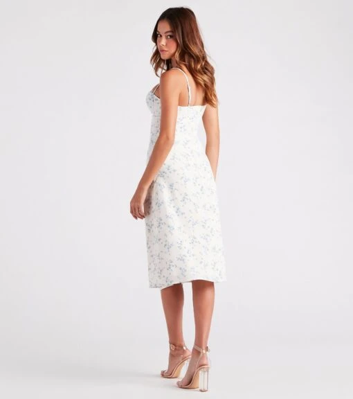 Windsor. Lovely In Floral Lace Trim Midi Dress -Specialtycookwareus 05101 2228 2 e834317f 5924 44d2 b0fc 21a122f1f54d